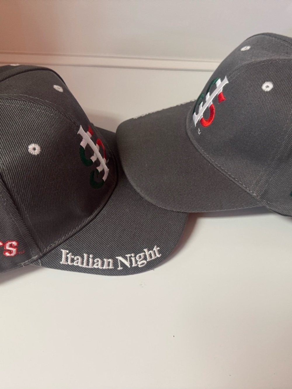 Two San Jose Giants Italian Night baseball caps Country Club Villa Apartments - Picture 2 of 4